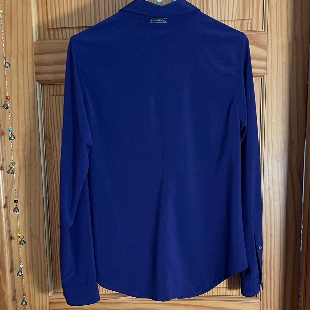 Women’s ExOfficio Shirt, size S/P Eggplant-purple color - Picture 7 of 11